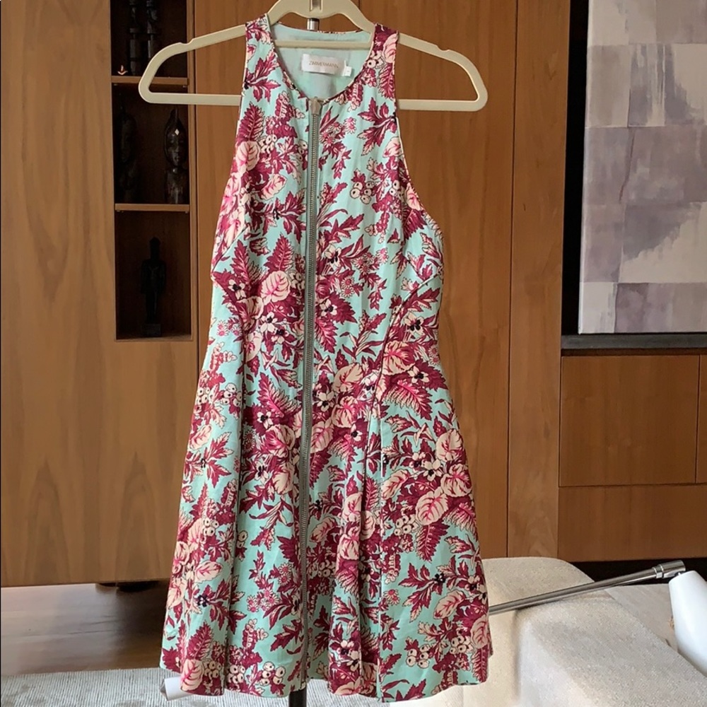 Zimmerman silk mini cocktail dress Sz 1/S New